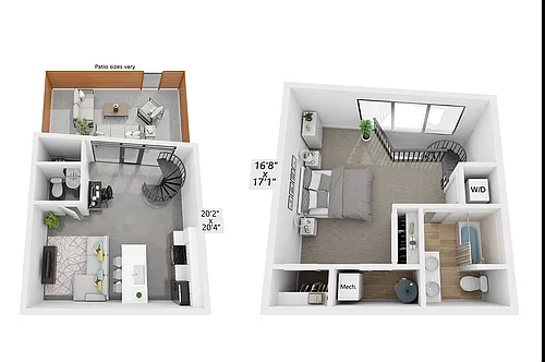 Floor plan Laurel Loft