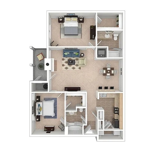 Floor plan Berkshire - 2x2