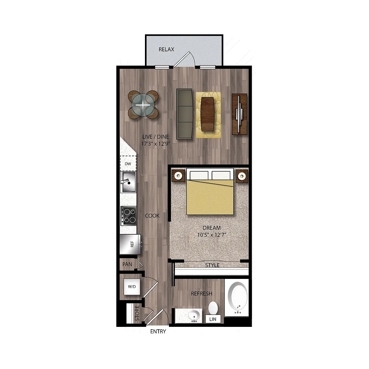 Floor plan A14