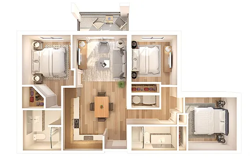 Floor plan C1
