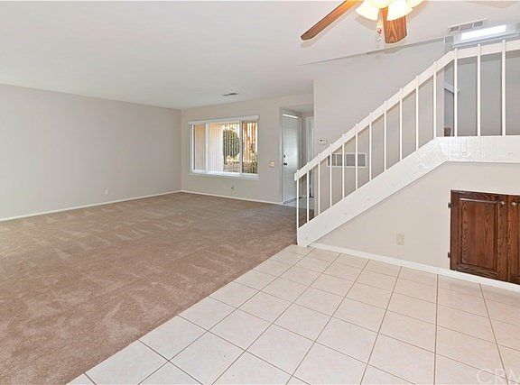 Looking towards living room from dining area.