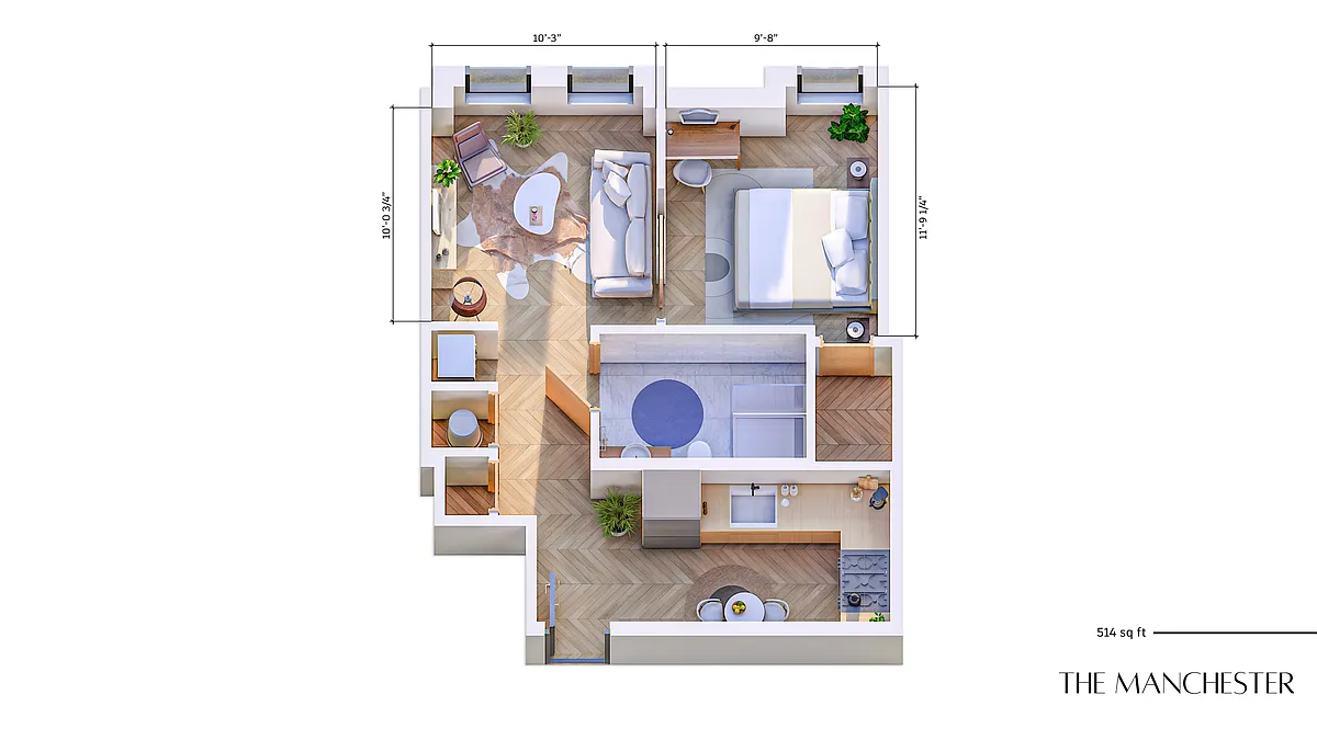 Floor plan The Manchester