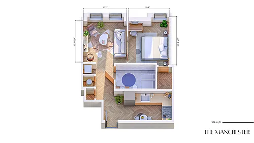 Floor plan The Manchester