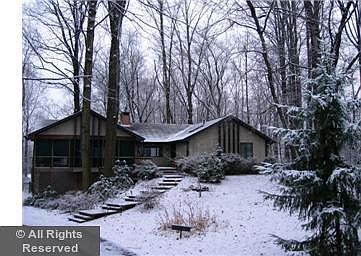 Winter view (ski chalet style)