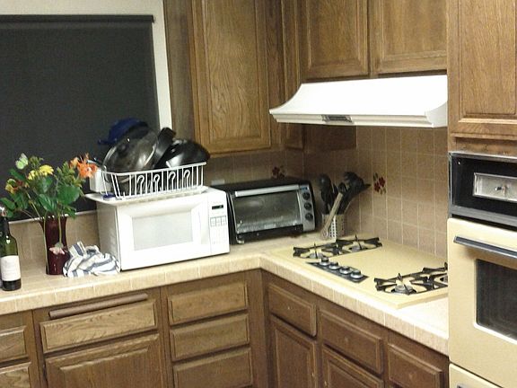 Old kitchen with new flooring