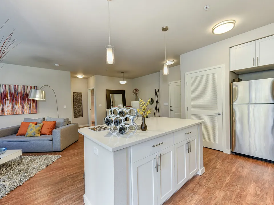 Kitchen with Refrigerator