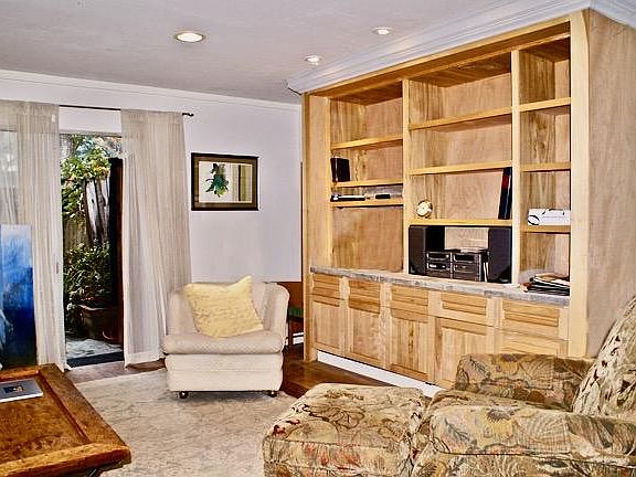 Built-in Bookcase in Living Room