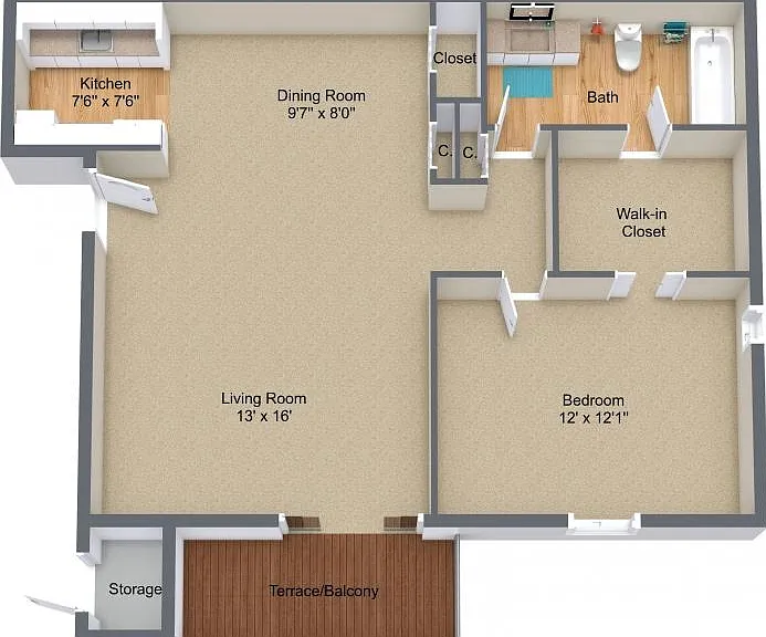 Embassy West Apartments — Photo 19
