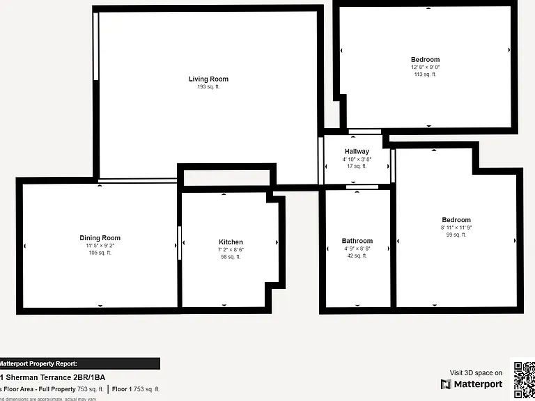 19-01 Sherman Terrance 2BR 1BA - Floor 1 19-01 Sherman Terrance 2BR 1BA - Floor 1