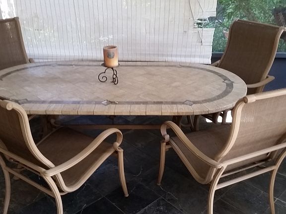 Patio Dining set for 6