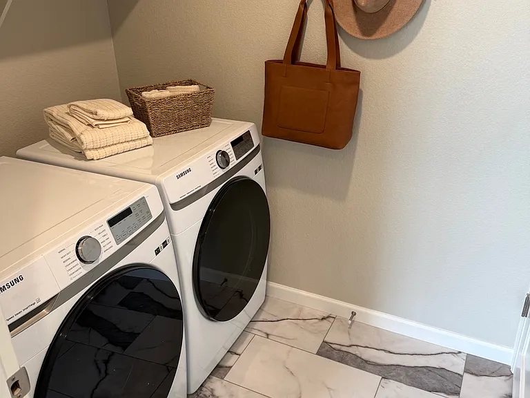 Laundry Room with New Washer/Dryer