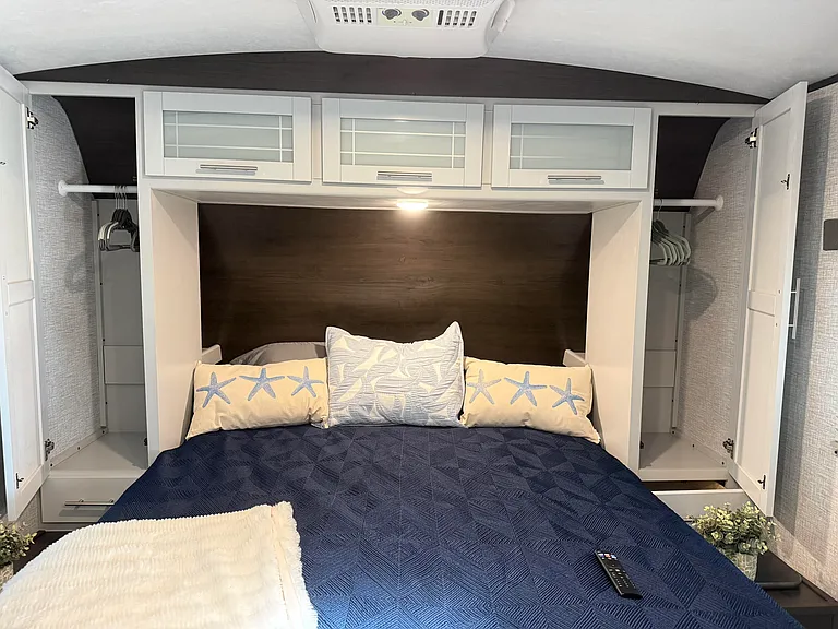 Main Bedroom fully furnished with linens