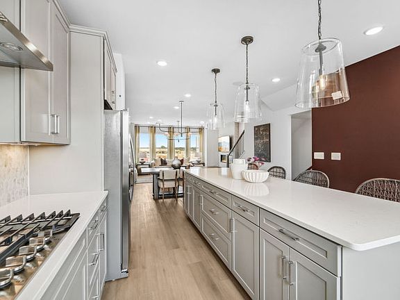 Gourmet Kitchen Features Stainless Steel Appliances