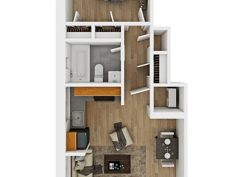 1 Bedroom 1 Bedroom