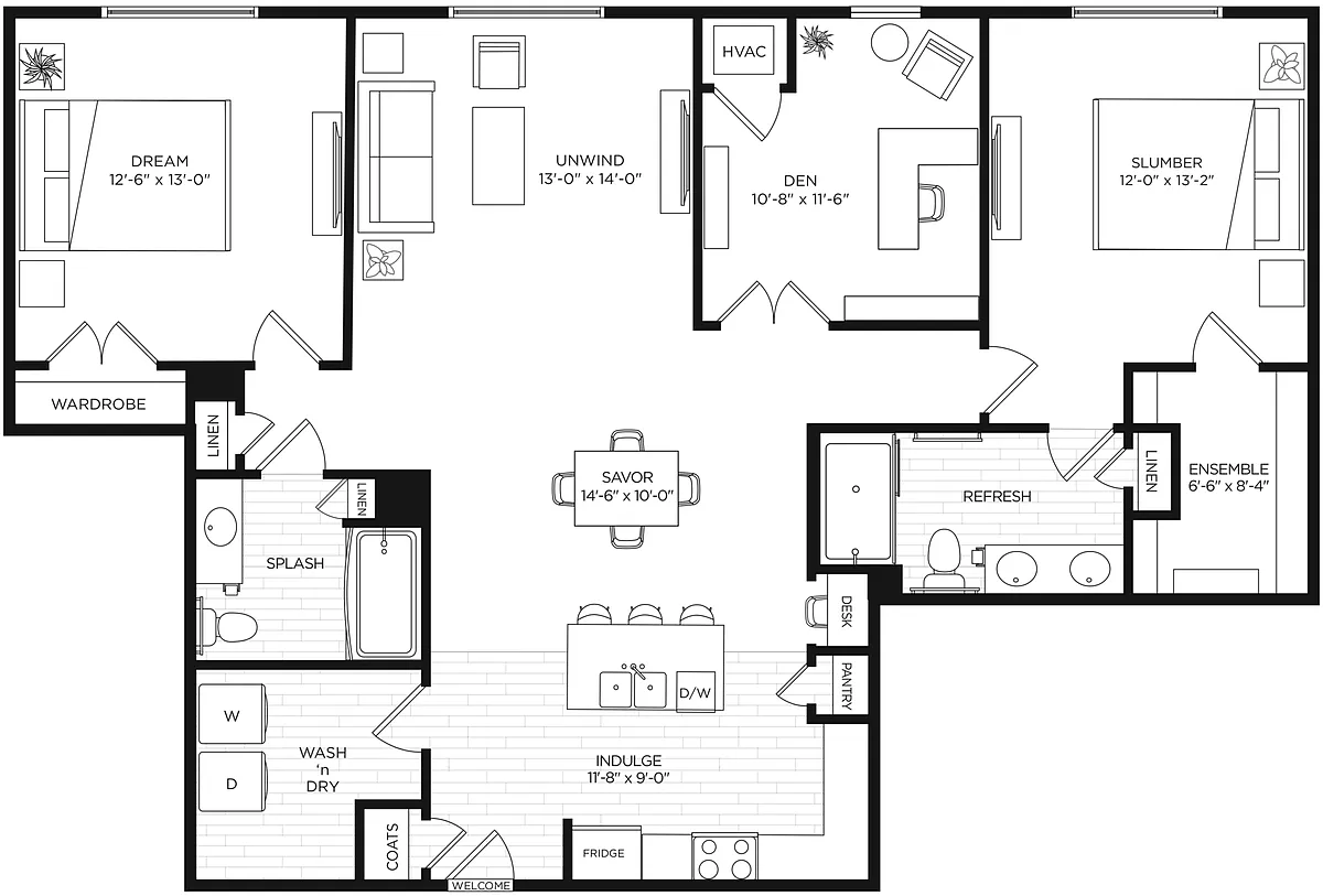 Floor plan B4