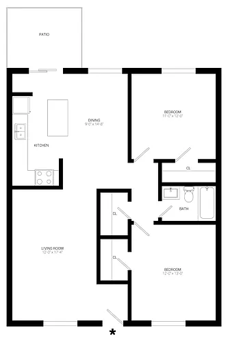Floor plan Evergreen