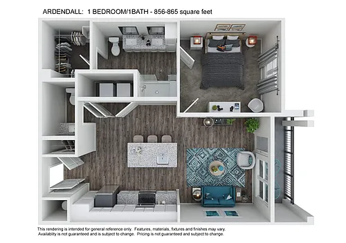 Floor plan A1B - Arendell