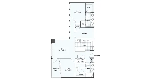 Floor plan B4