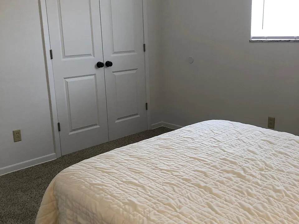 Master bedroom with large closet.