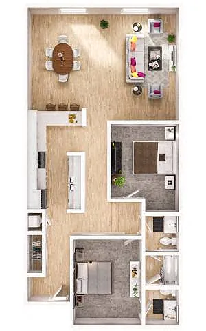 Floor plan B2K-1