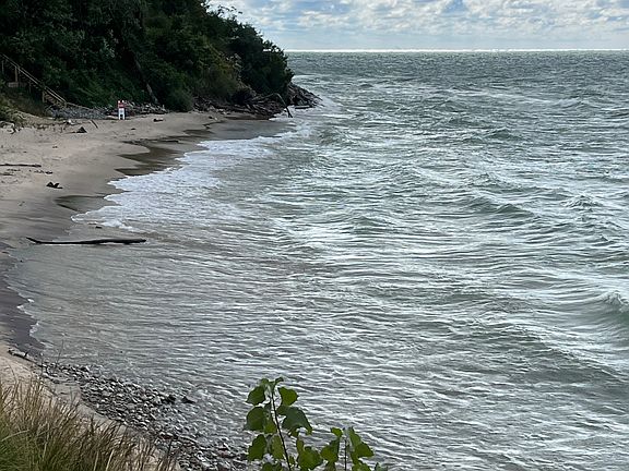 View from the public beach access 125 feet from our driveway!