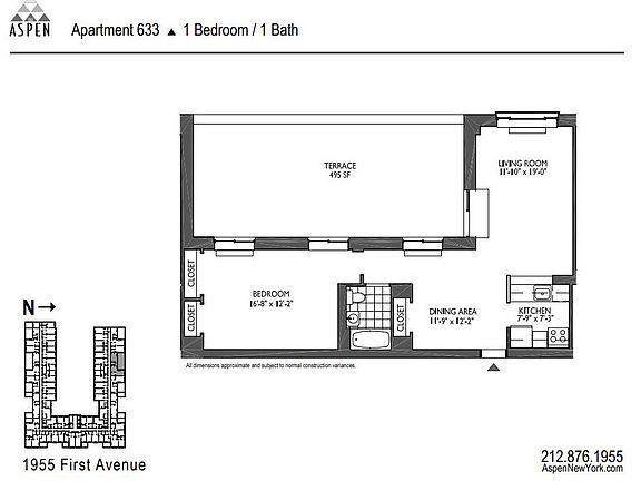 2nd image of 1955 1st Ave APT 633