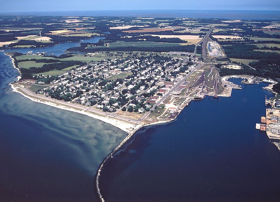 Arial View of Cape Charles