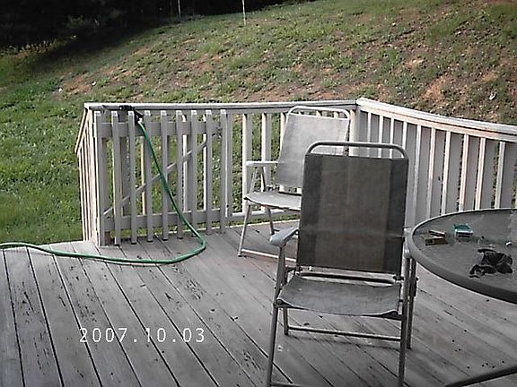 out back