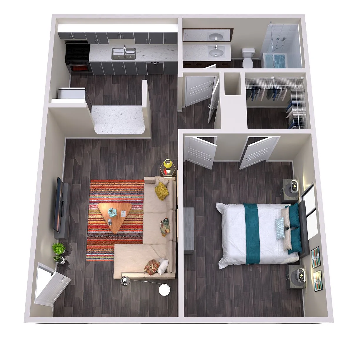 Floor plan 1 Bedroom