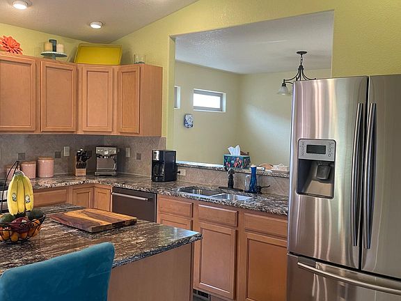 Spacious kitchen with stainless appliances