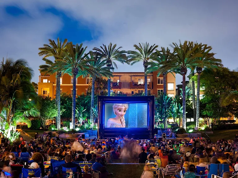 Playa Vista Amenities - summer concerts and movie nights