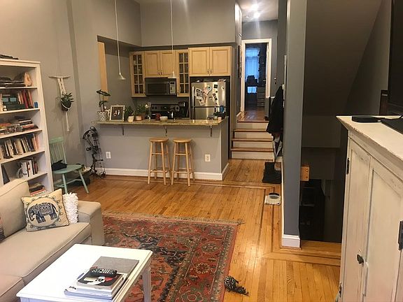 Main living area and kitchen