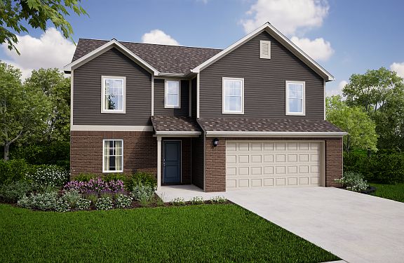 Elevation A - Shown with Brick Option C