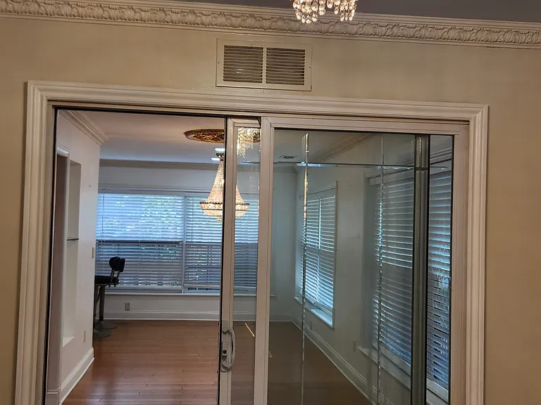Entry room to a large hall