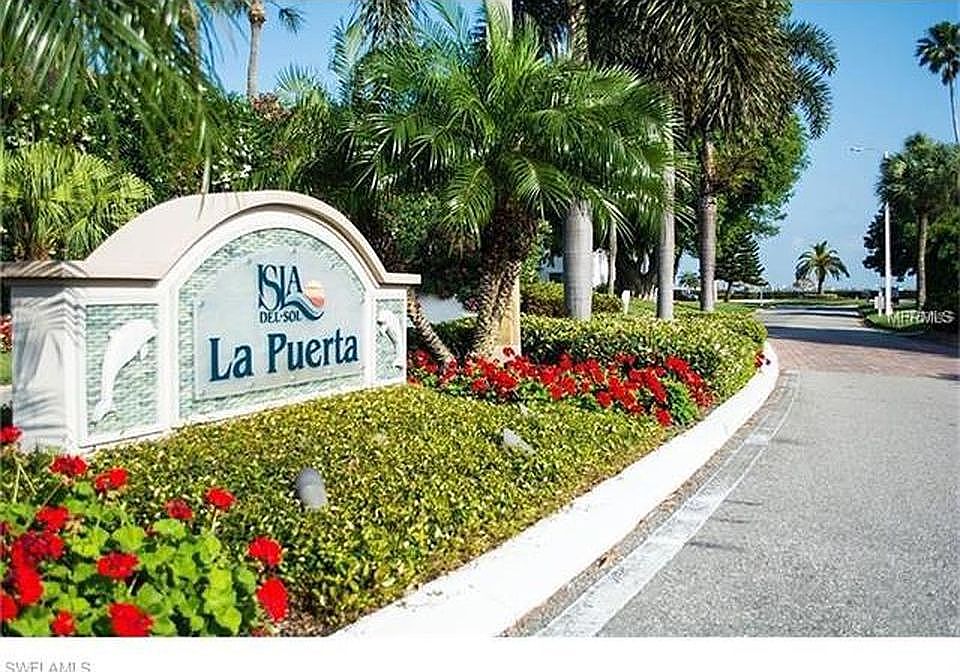 Entrance to complex