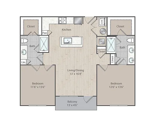 Floor plan B1A