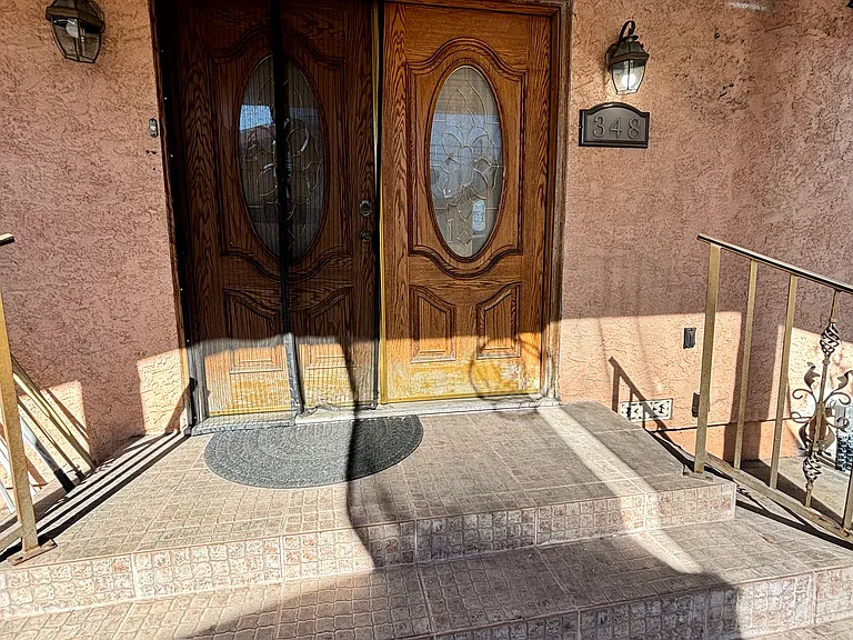 Home entrance (back of home).