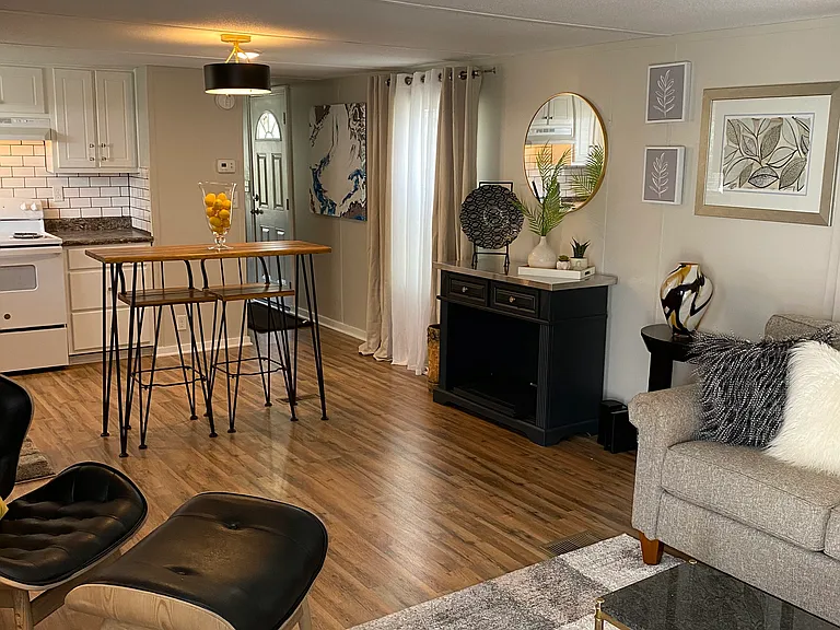 Great room/ Kitchen/ Dining Area