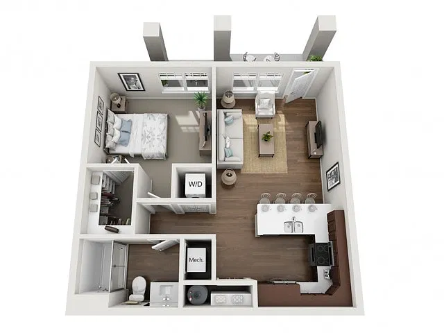 Floor plan 1H