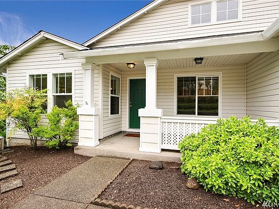 Private Porch Entrance w/ simple landscaping