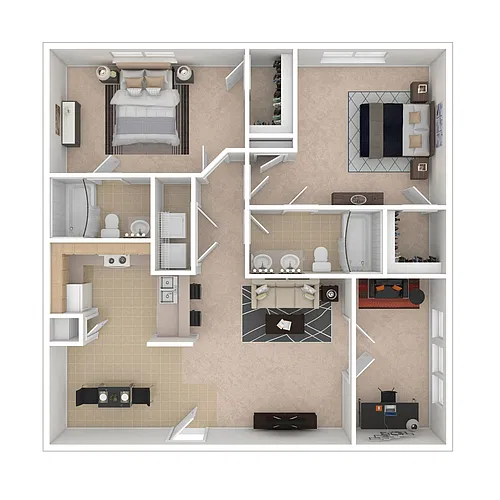 Floor plan Forest Hills - Chablis