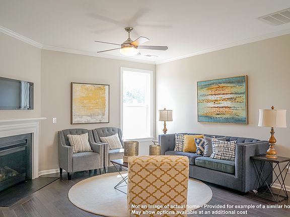 Living Room with Optional Fireplace Example Image