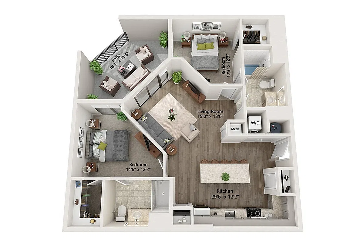 Floor plan B13