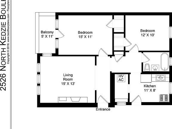 4th image of 2526 N Kedzie Blvd APT 3W