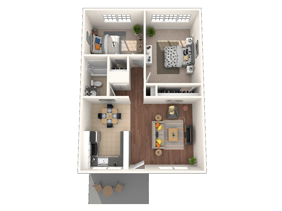 Floor plan The Solano