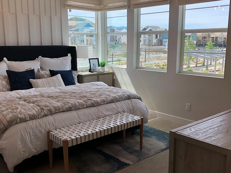 Model Home Example of Master Bedroom