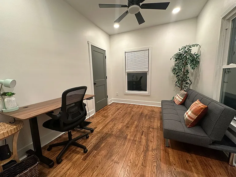 Office with pull out sofa bed