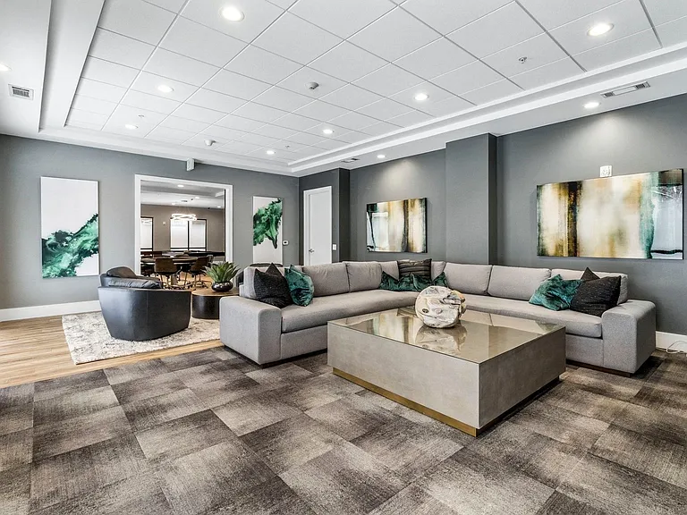 Relax and catch a movie or the next game in our community room.