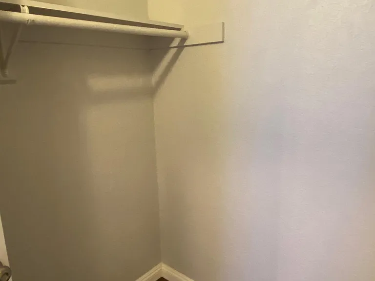 Spacious walk-in closet