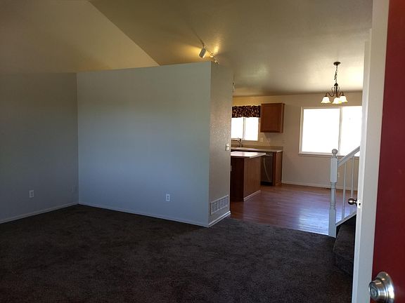 Front room into kitchen